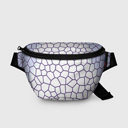 Поясная сумка Сетчатый паттерн, цвет: 3D-принт