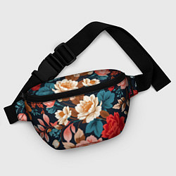 Поясная сумка Летние цветы - паттерн, цвет: 3D-принт — фото 2