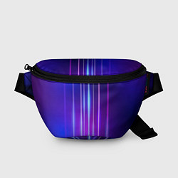 Поясная сумка Neon glow - vaporwave - strips, цвет: 3D-принт