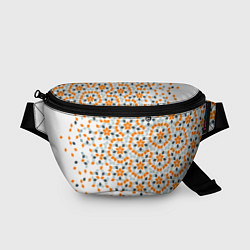 Поясная сумка Плитки Пенроуза в оранжево серой палитре, цвет: 3D-принт