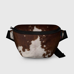 Поясная сумка Текстура коровы, цвет: 3D-принт