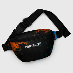 Поясная сумка Portal game, цвет: 3D-принт — фото 2