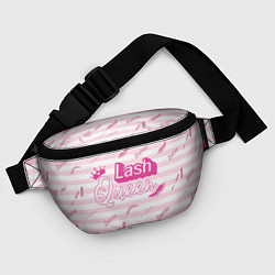 Поясная сумка Lash queen - pink Barbie pattern, цвет: 3D-принт — фото 2