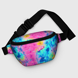 Поясная сумка Barbie - floral pattern - tie-dye, цвет: 3D-принт — фото 2