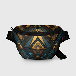 Поясная сумка Узор в египетском стиле, цвет: 3D-принт