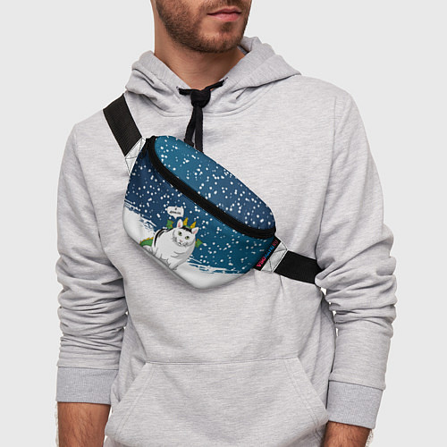 Поясная сумка Я дракон - кот / 3D-принт – фото 3