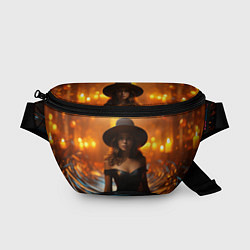 Поясная сумка Красавица ведьма, цвет: 3D-принт