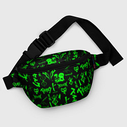 Поясная сумка Berserk neon green, цвет: 3D-принт — фото 2