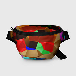 Поясная сумка Пластиковые чешуйки, цвет: 3D-принт
