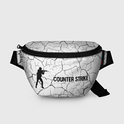 Поясная сумка Counter Strike glitch на светлом фоне по-горизонта, цвет: 3D-принт