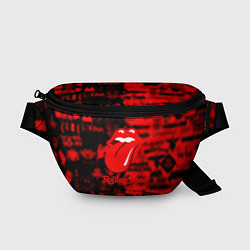 Поясная сумка Rolling Stones logo групп, цвет: 3D-принт