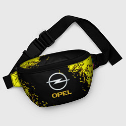 Поясная сумка Opel желтые краски, цвет: 3D-принт — фото 2