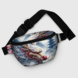 Поясная сумка Свирепый японский дракон - искусство, цвет: 3D-принт — фото 2