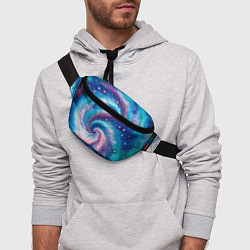 Поясная сумка Галактический тай-дай, цвет: 3D-принт — фото 2