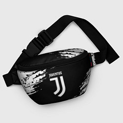 Поясная сумка Juventus спорт краски, цвет: 3D-принт — фото 2