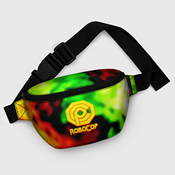 Поясная сумка Робот полицейский flame, цвет: 3D-принт — фото 2