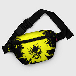 Поясная сумка Cyberpunk samurai logo 2077, цвет: 3D-принт — фото 2