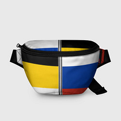 Поясная сумка Россия - патриот, цвет: 3D-принт