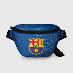 Поясная сумка Футбольный клуб Барселона - логотип крупный, цвет: 3D-принт