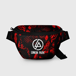 Поясная сумка Linkin park краски текстуры, цвет: 3D-принт