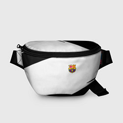 Поясная сумка Barcelona краски чёрные спорт, цвет: 3D-принт