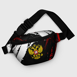Поясная сумка Россия герб текстура краски, цвет: 3D-принт — фото 2