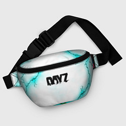 Поясная сумка Dayz текстура молнии, цвет: 3D-принт — фото 2