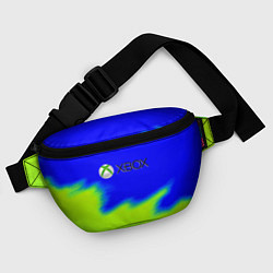 Поясная сумка Xbox кислотный стиль текстура, цвет: 3D-принт — фото 2