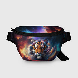 Поясная сумка Космический лев, цвет: 3D-принт