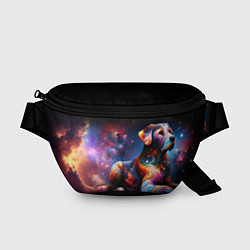 Поясная сумка Космическая собака, цвет: 3D-принт