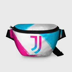 Поясная сумка Juventus neon gradient style, цвет: 3D-принт