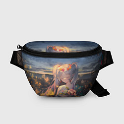 Поясная сумка Sousou no Frieren Фрирен smile, цвет: 3D-принт