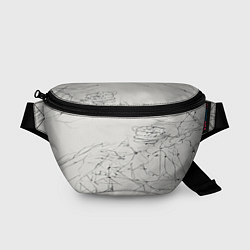 Поясная сумка Каракули, цвет: 3D-принт