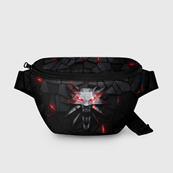 Поясная сумка Символ волка на плитах с подсветкой, цвет: 3D-принт