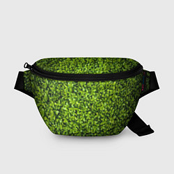Поясная сумка Зелёная трава листья, цвет: 3D-принт