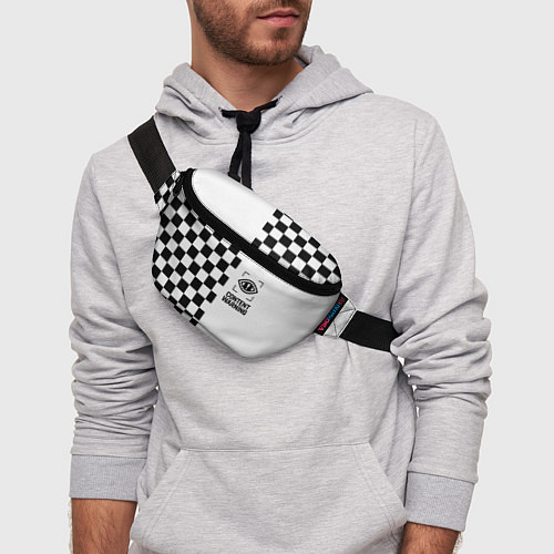 Поясная сумка Content Warning шашечки / 3D-принт – фото 3