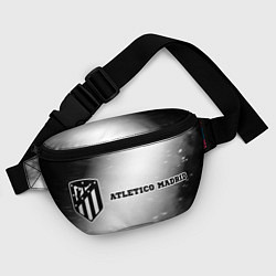 Поясная сумка Atletico Madrid sport на светлом фоне по-горизонта, цвет: 3D-принт — фото 2