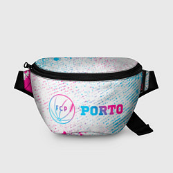 Поясная сумка Porto neon gradient style по-горизонтали, цвет: 3D-принт