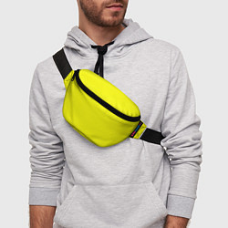 Поясная сумка Яркий желтый, цвет: 3D-принт — фото 2