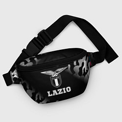 Поясная сумка Lazio sport на темном фоне, цвет: 3D-принт — фото 2