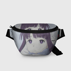 Поясная сумка Sousou no Frieren Ферн cute face, цвет: 3D-принт