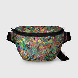 Поясная сумка Абстрактные пятна, цвет: 3D-принт