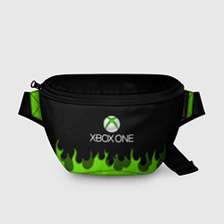 Поясная сумка Xbox green fire, цвет: 3D-принт