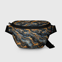 Поясная сумка Мраморное золото, цвет: 3D-принт