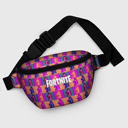 Поясная сумка Fortnite logo pattern game, цвет: 3D-принт — фото 2