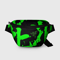 Поясная сумка Razer кислотный стиль краски, цвет: 3D-принт