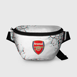 Поясная сумка Arsenal fc текстура, цвет: 3D-принт