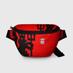 Поясная сумка Liverpool fc sport steel, цвет: 3D-принт