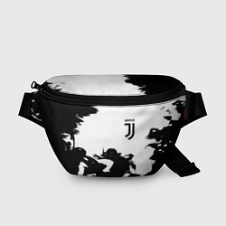 Поясная сумка Juventus smoke black fire, цвет: 3D-принт