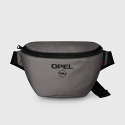 Поясная сумка Opel мозаика серо-коричневый